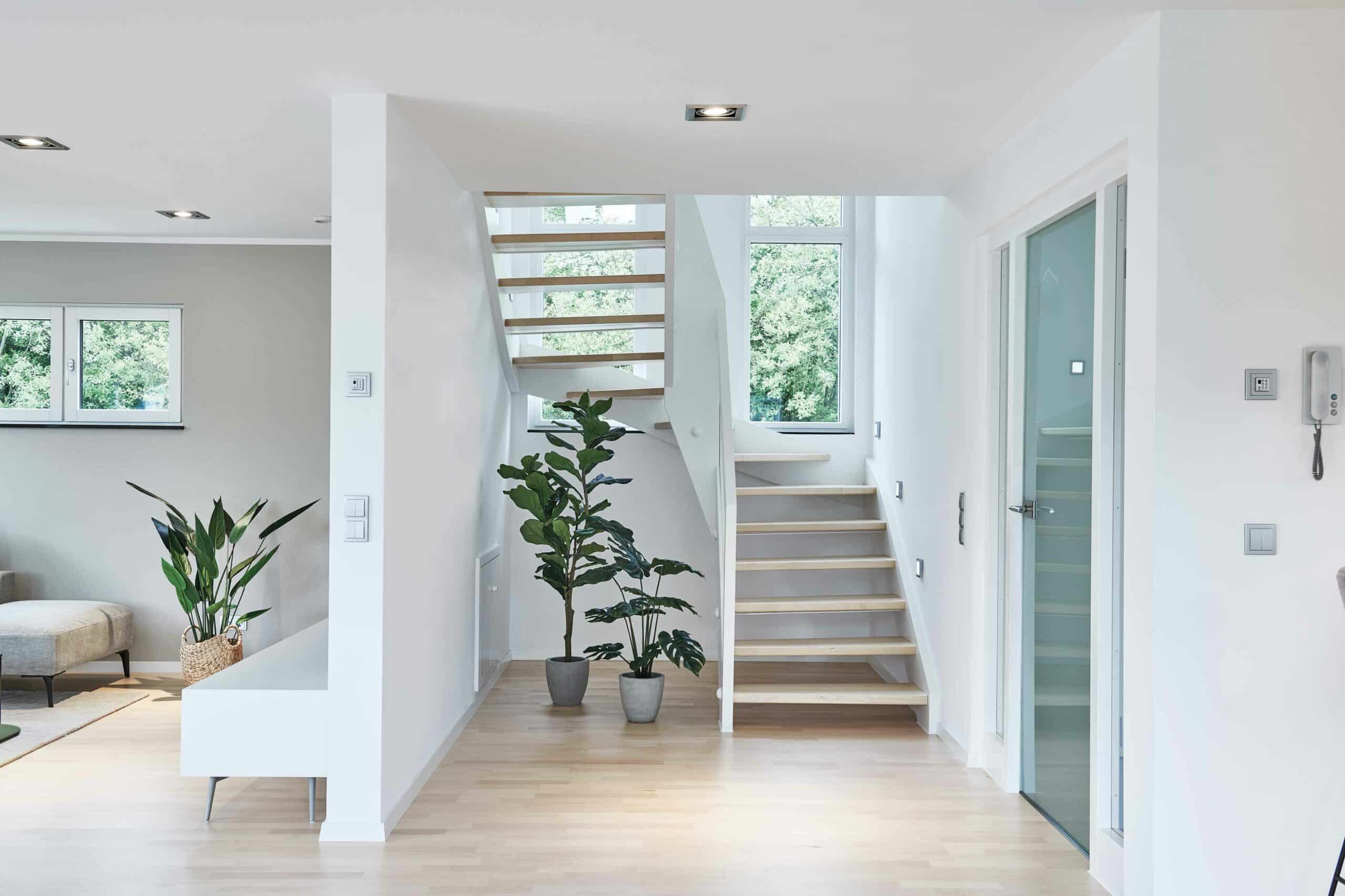 Treppe Musetrhaus Erlangen von Fertighaus WEISS