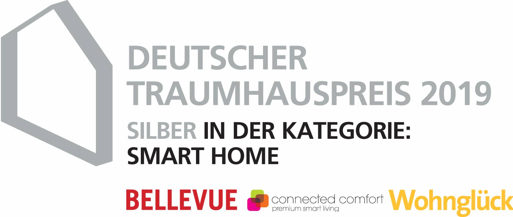 Deutscher Traumhauspreis in silber für das Musterhaus Life von Fertighaus WEISS