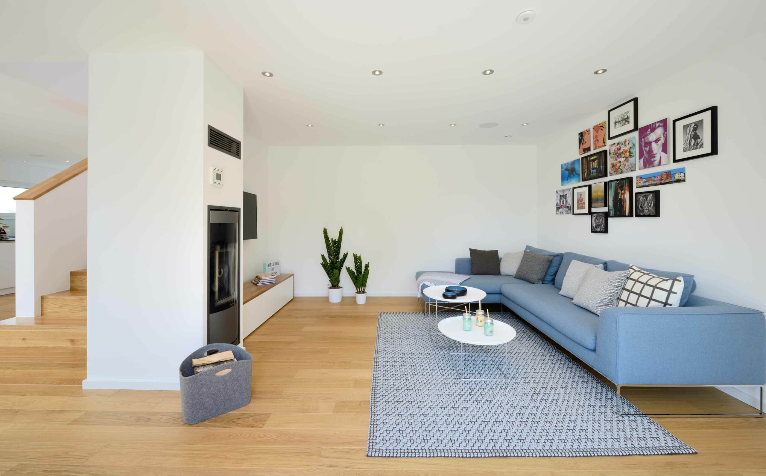 Wohnbereich Musterhaus Life Oberrot von Fertighaus WEISS