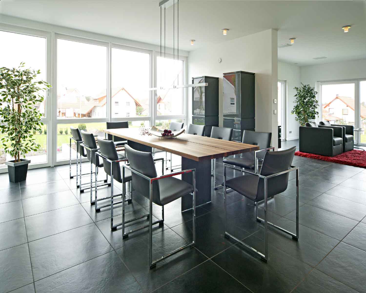 Esszimmer Musterhaus Style Oberrot von Fertighaus WEISS