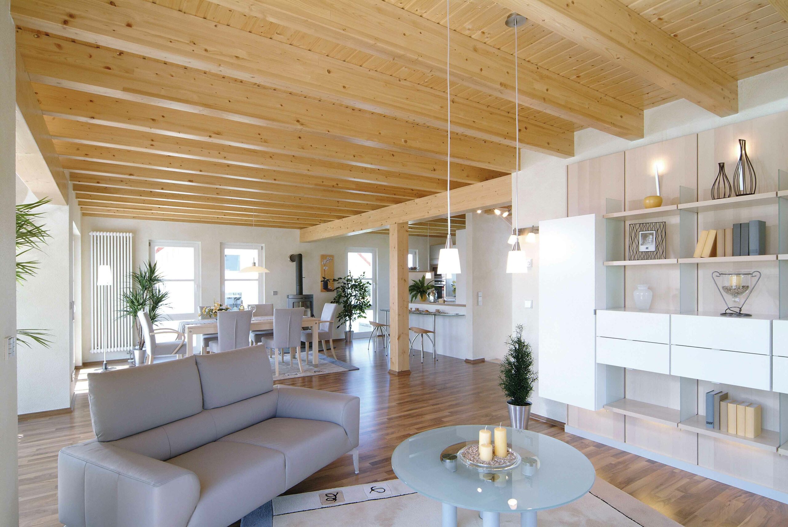 Wohnbereich Musterhaus Vision Oberrot von Fertighaus WEISS