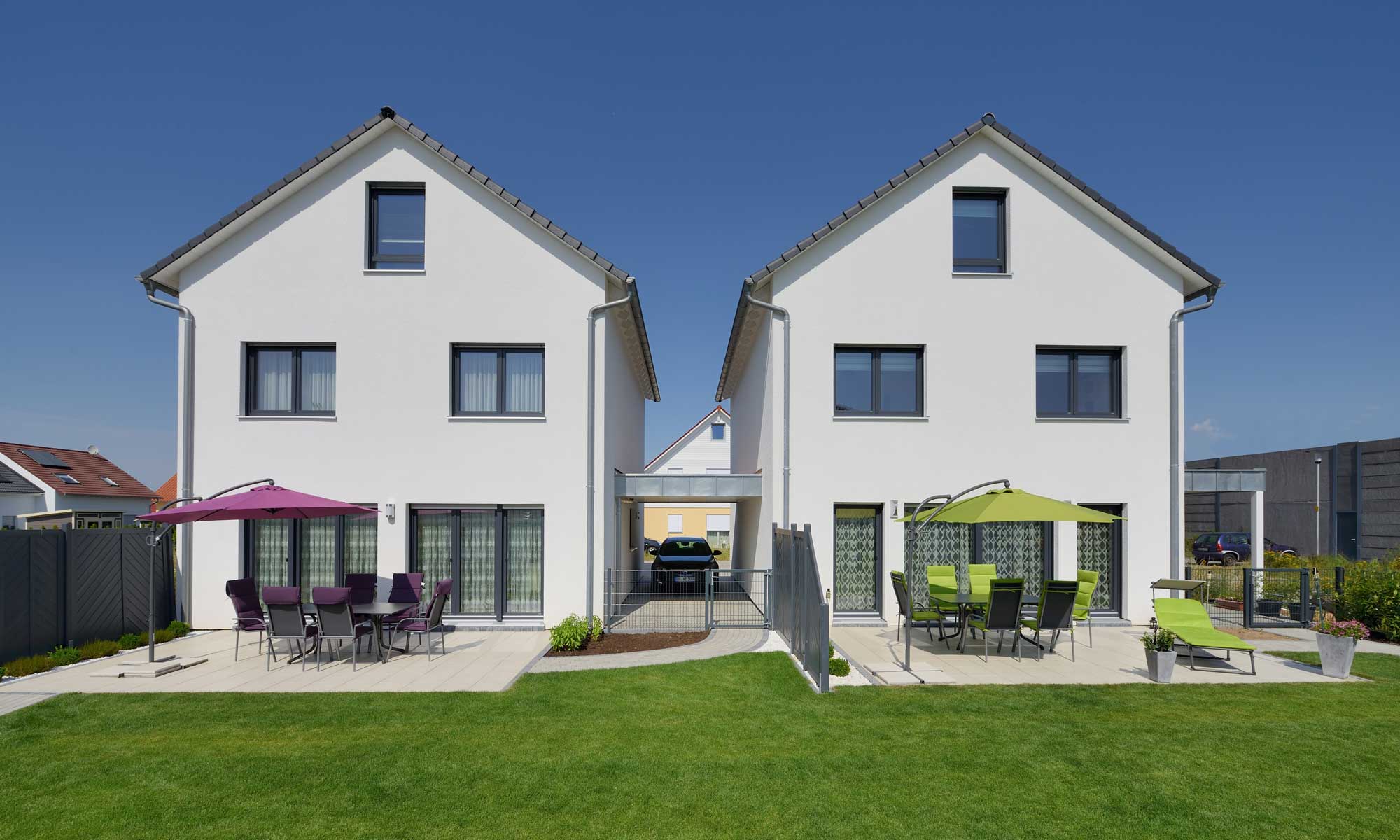 Doppelhaus Kunz von Fertighaus WEISS