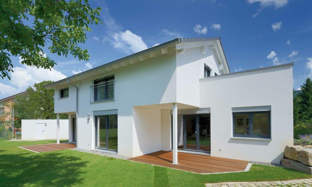 Satteldach Haus Ebinger von Fertighaus WEISS