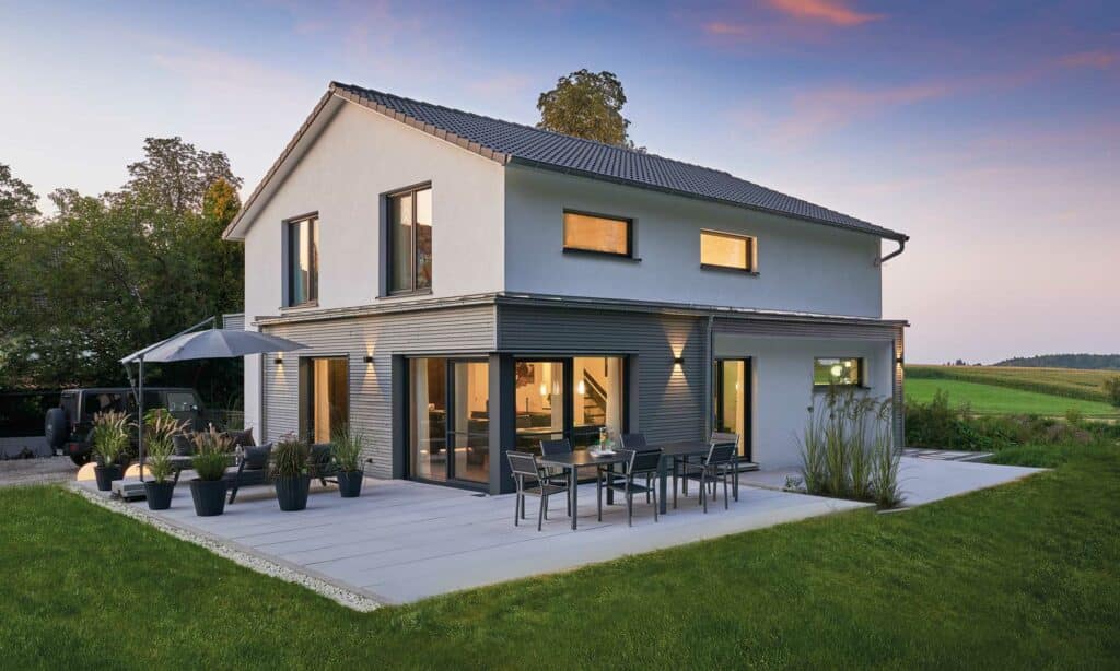 Außenansicht Haus Faber von Fertighaus WEISS