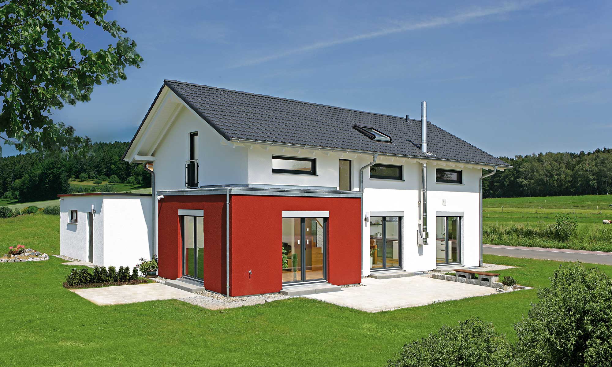 Außenansicht Haus Geiger von Fertighaus WEISS