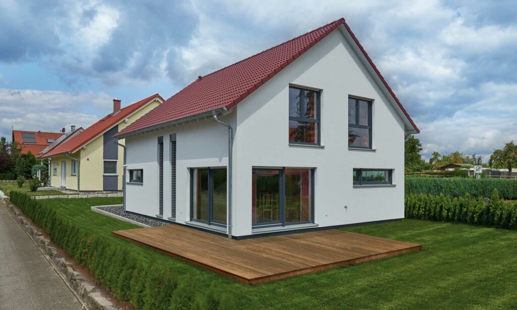 Außenansicht Haus Giesel von Fertighaus WEISS