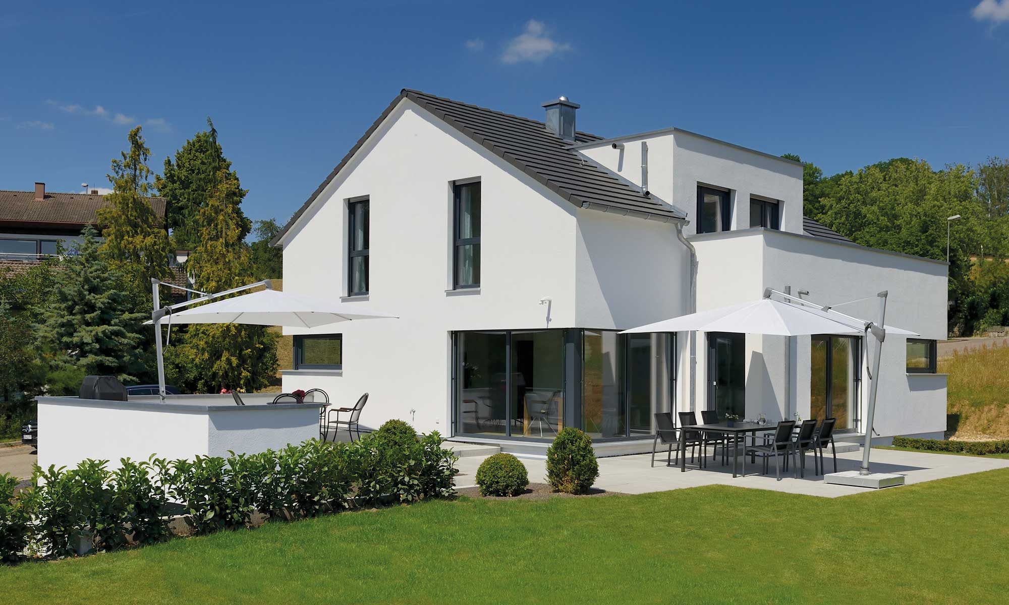 Garten Haus Hector von Fertighaus WEISS