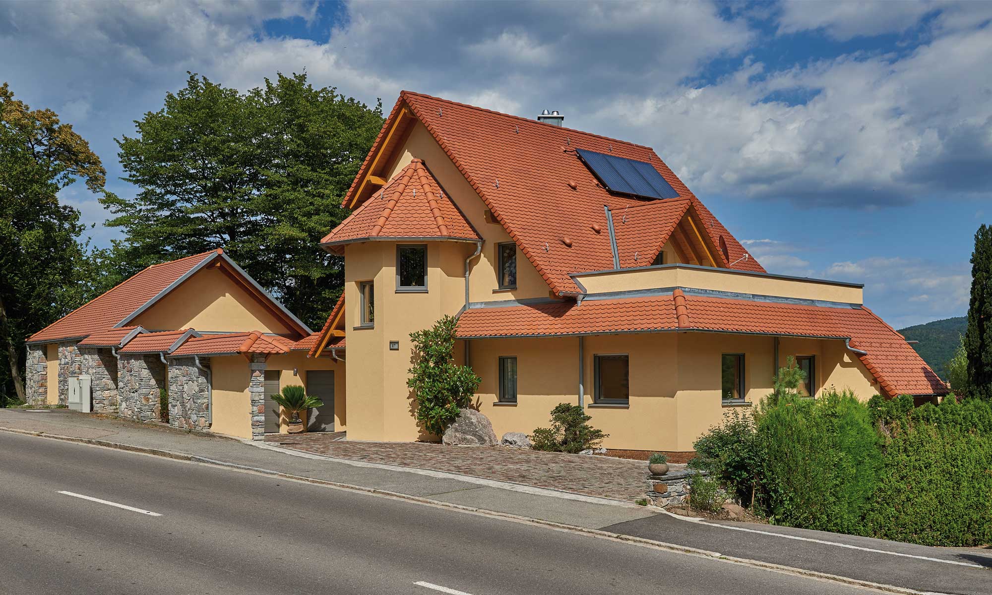 Außenansicht Haus Laule von Fertighaus WEISS