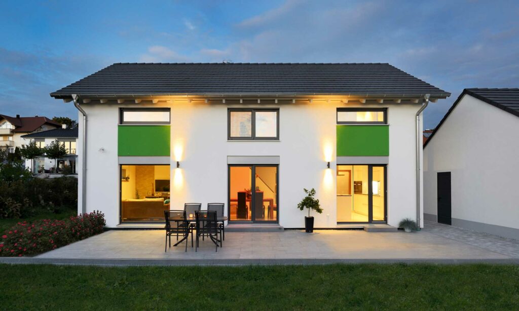 Außenansicht Haus Strecker von Fertighaus WEISS