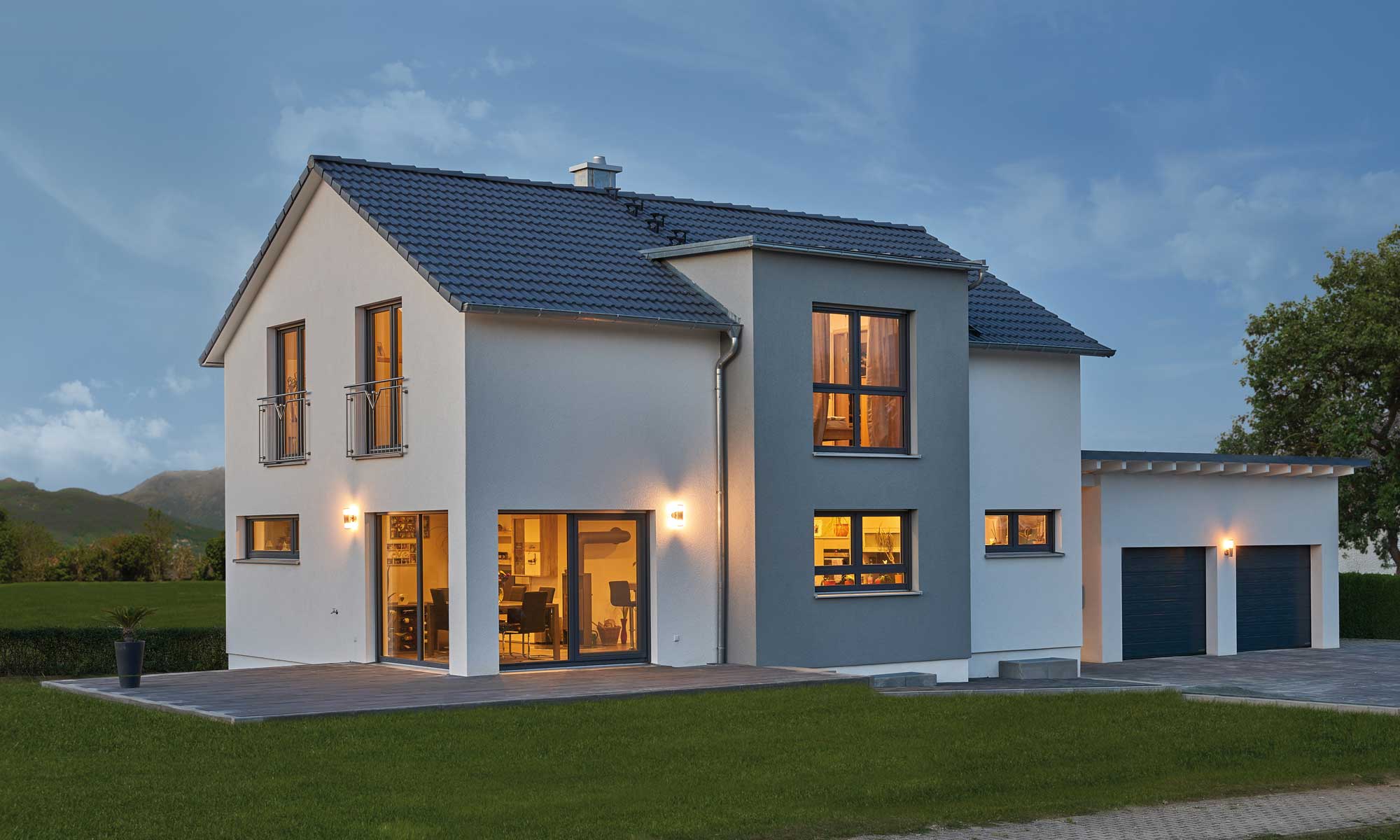 Außenansicht Haus Weber von Fertighaus WEISS