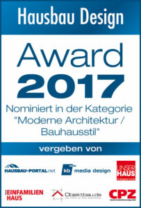 Hausbau Desgin Award 2017 für das Haus Wünschmann von Fertighaus WEISS