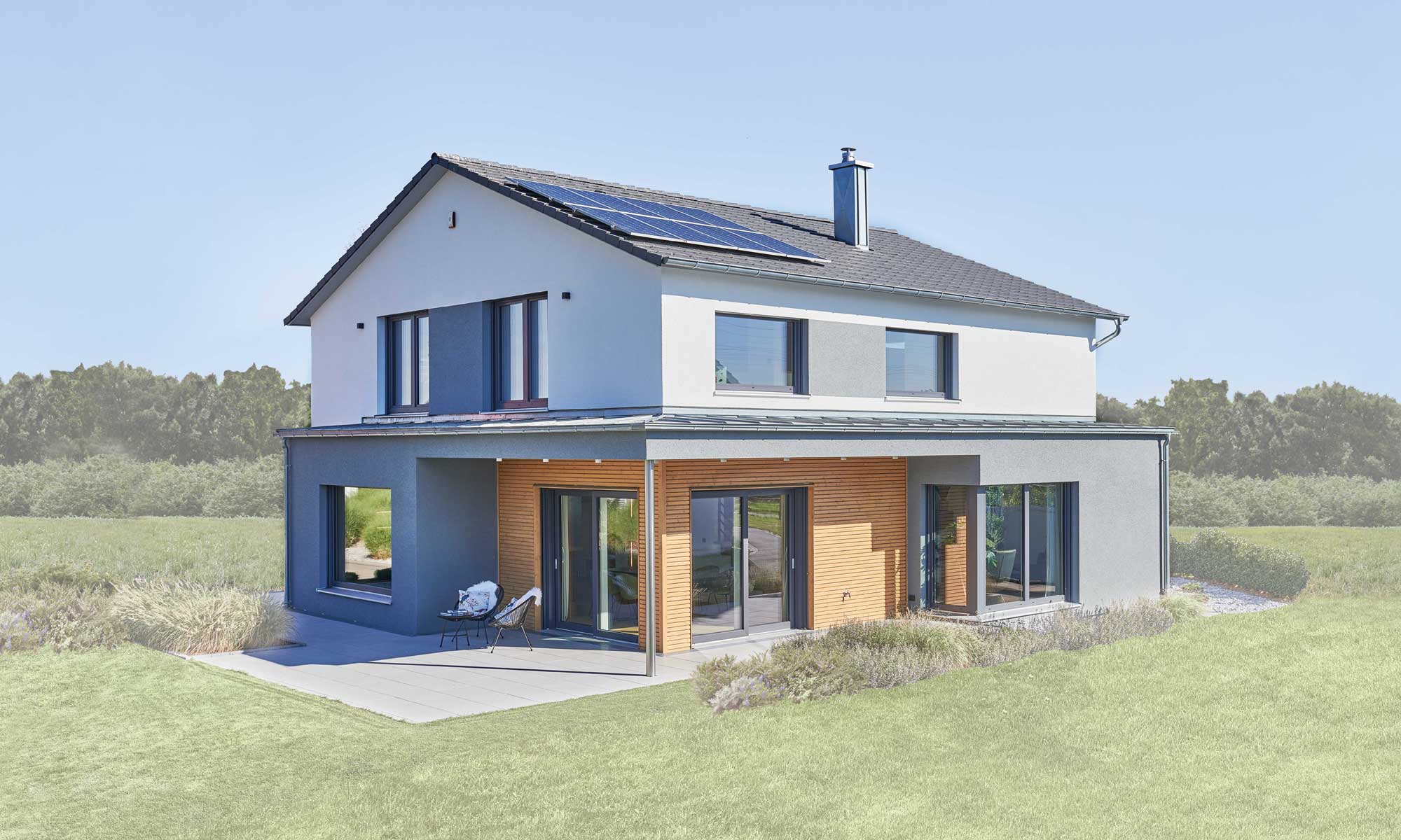 Home-Solution Musetrhaus Relax Fellbach von Fertighaus WEISS