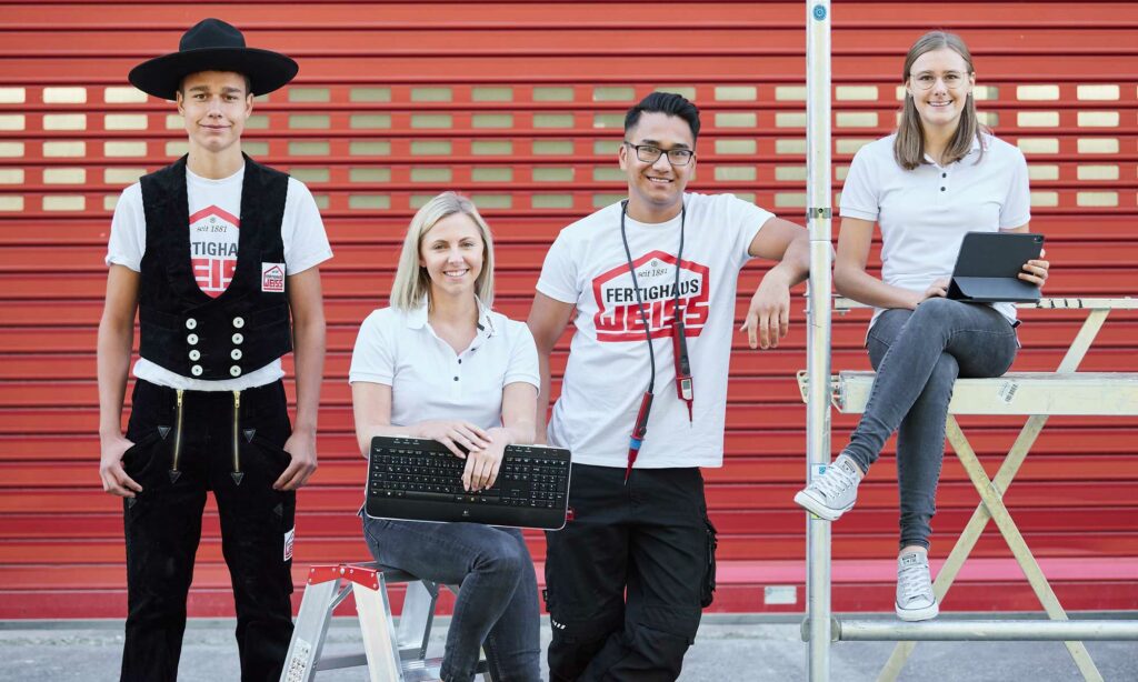 Azubis bei Fertighaus WEISS