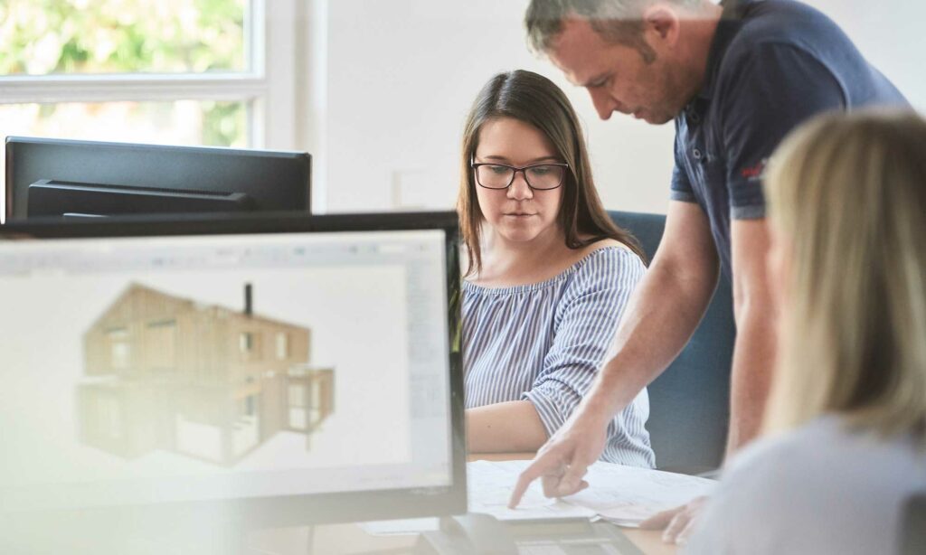 Konstruktionen bei Fertighaus WEISS