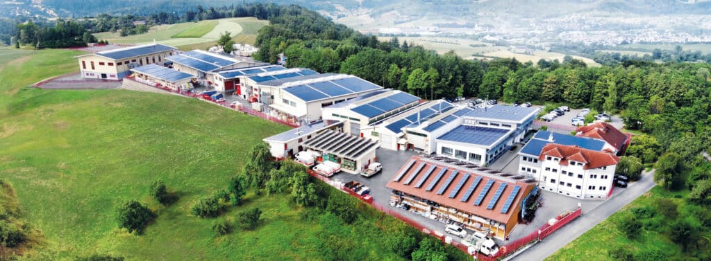 Luftaufnahme 2023 von Fertighaus WEISS