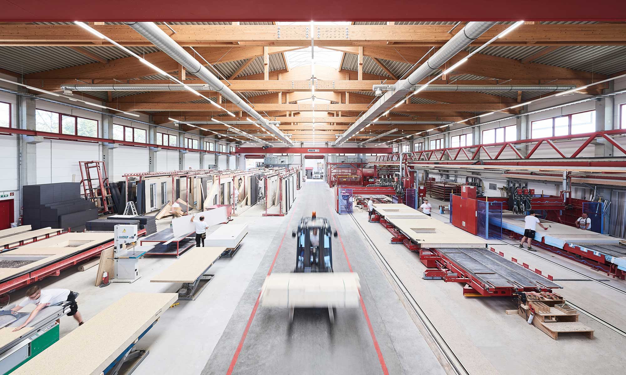 Halle 8 bei Fertighaus WEISS