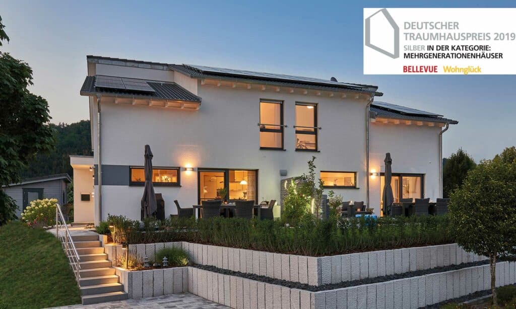 Deutscher Traumhauspreis für das Kundenhaus Buchwald von Fertighaus WEISS