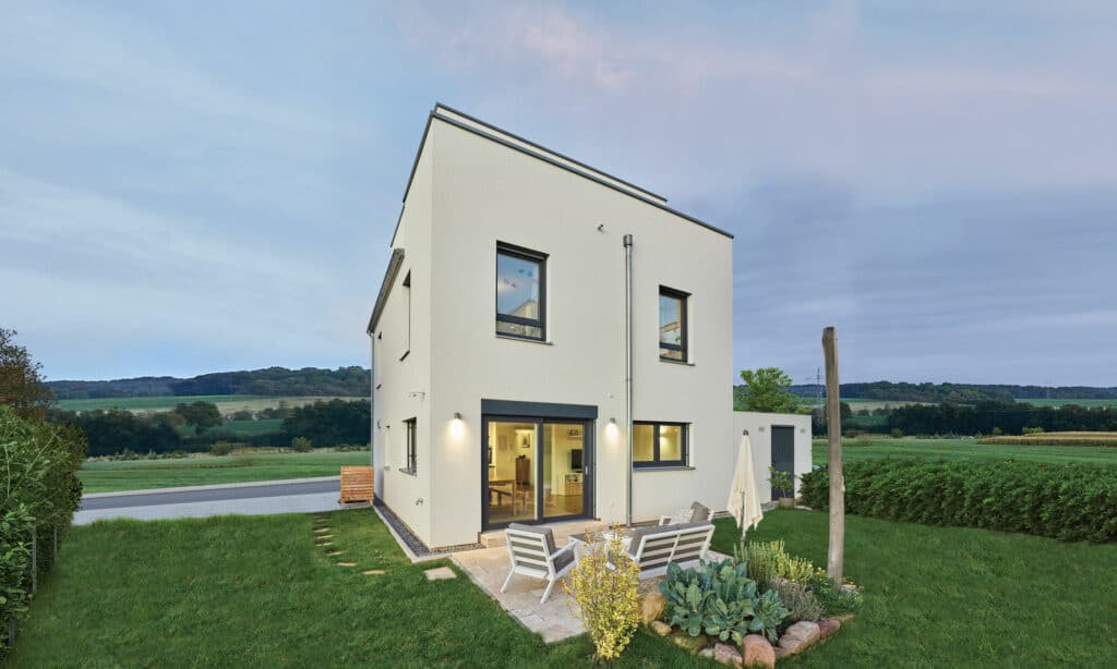 Garten Haus Hasert von Fertighaus WEISS