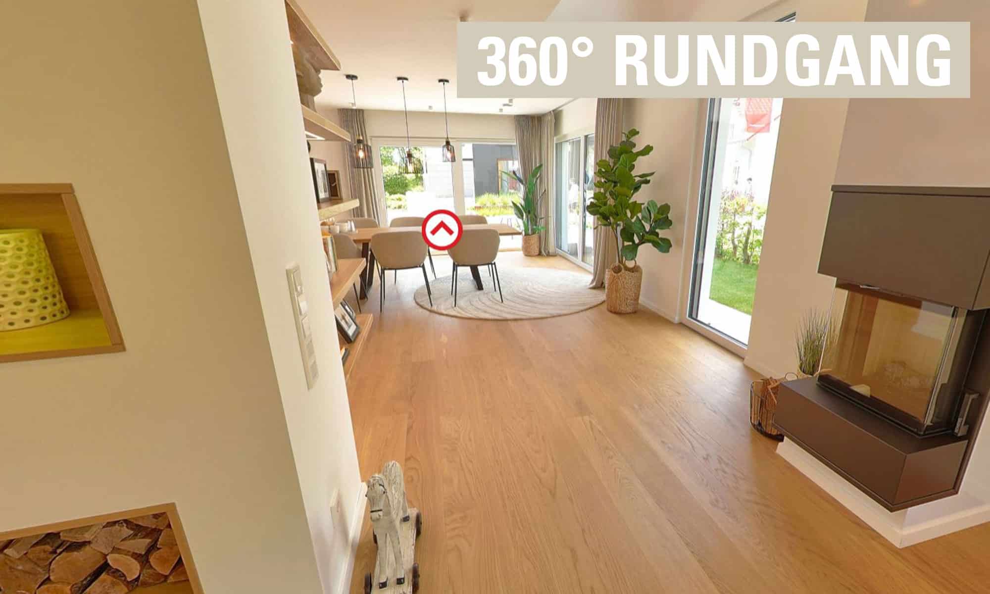 360 Grad Rundgang im Musterhaus Balance