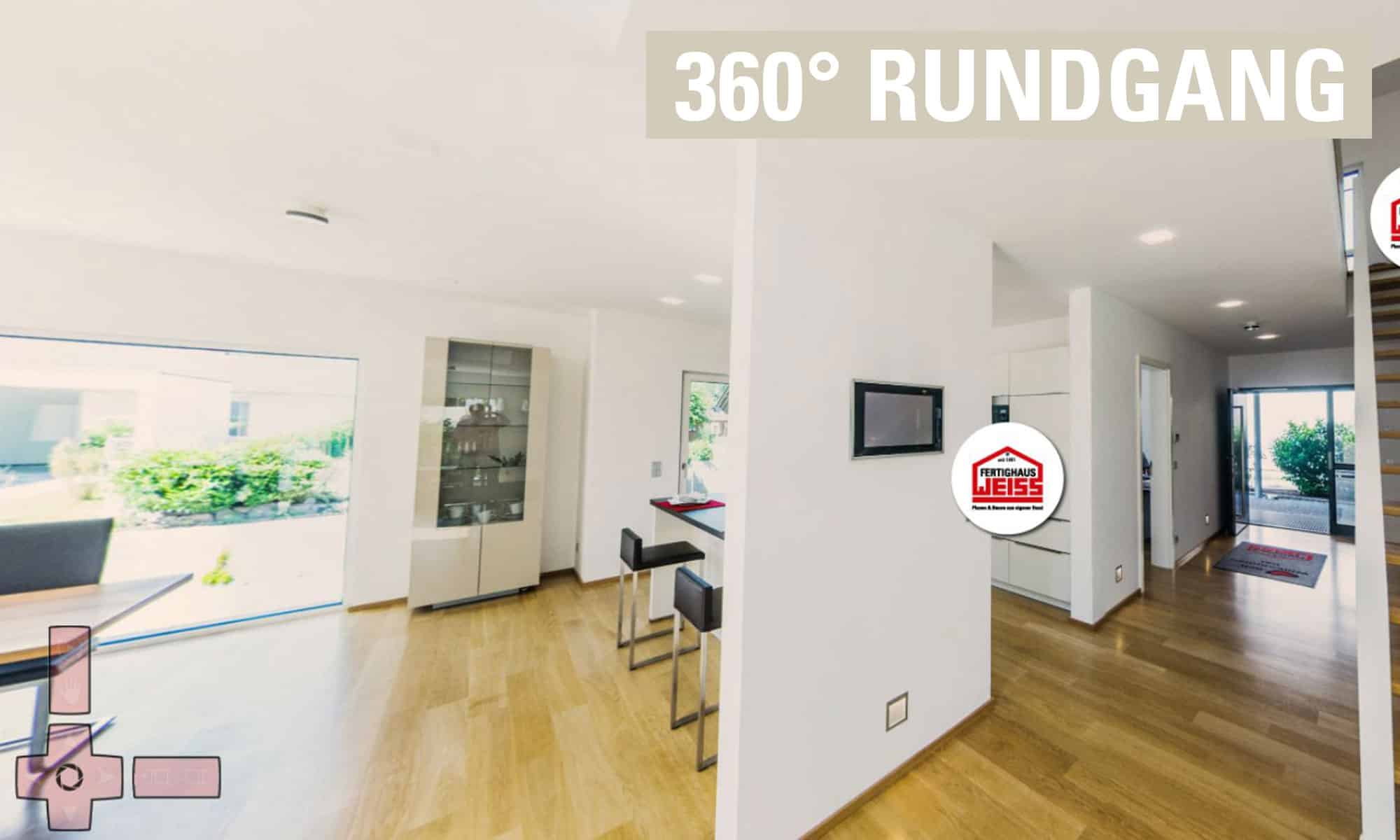 360 Grad Rundgang im Musterhaus Future