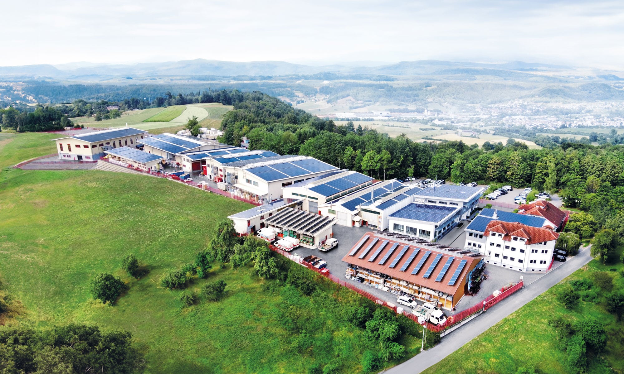 Luftaufnahme 2023 von Fertighaus WEISS