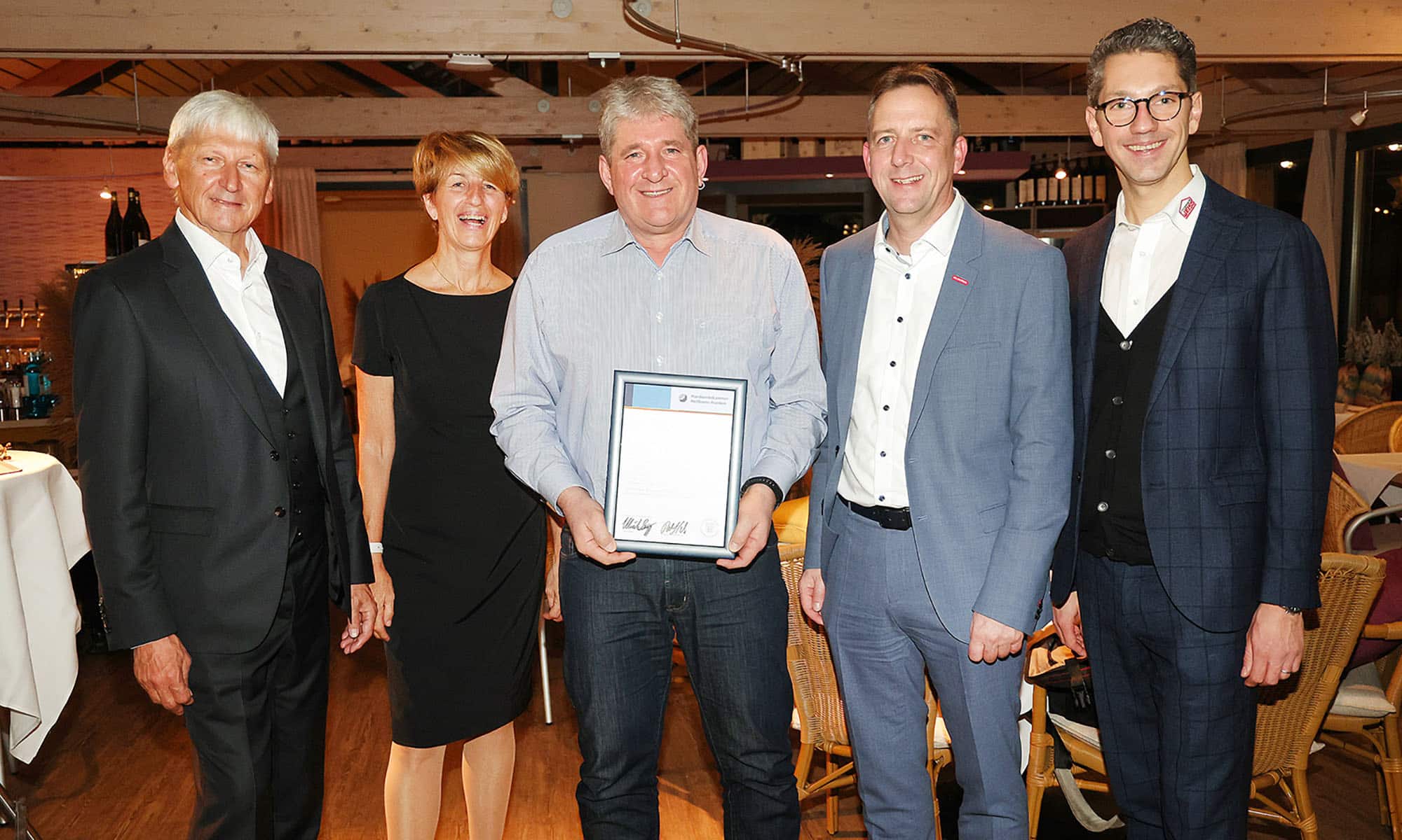 Jubilarsfeier bei Fertighaus WEISS