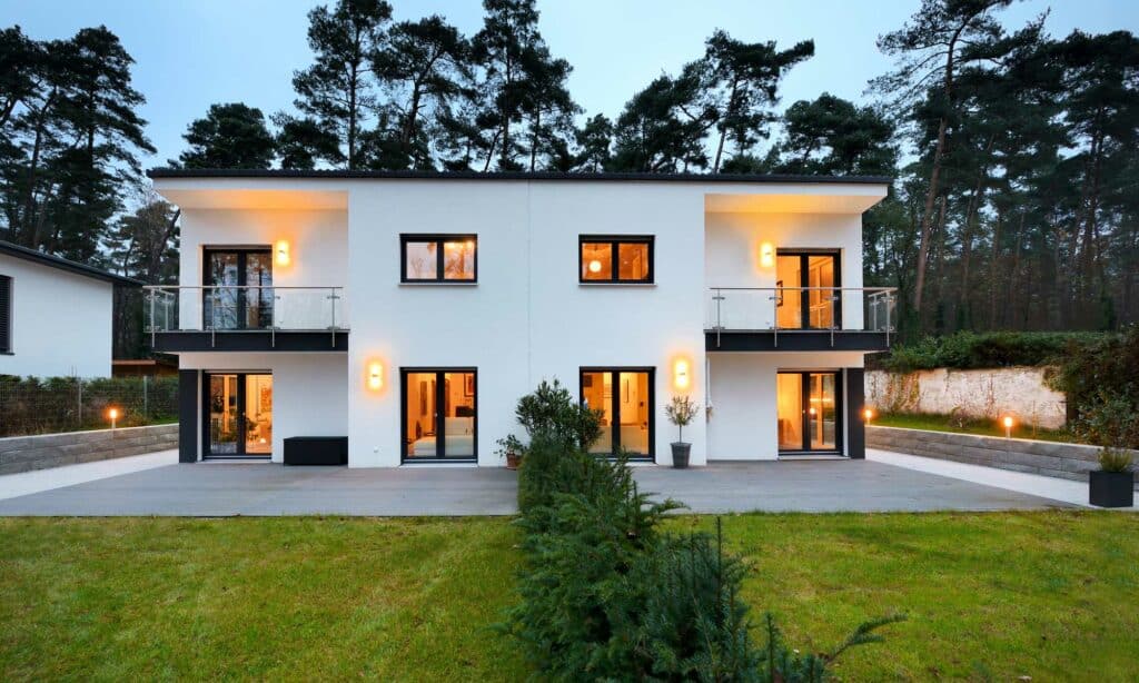 Doppelhaus Knüpfer-Schmenger von Fertighaus WEISS