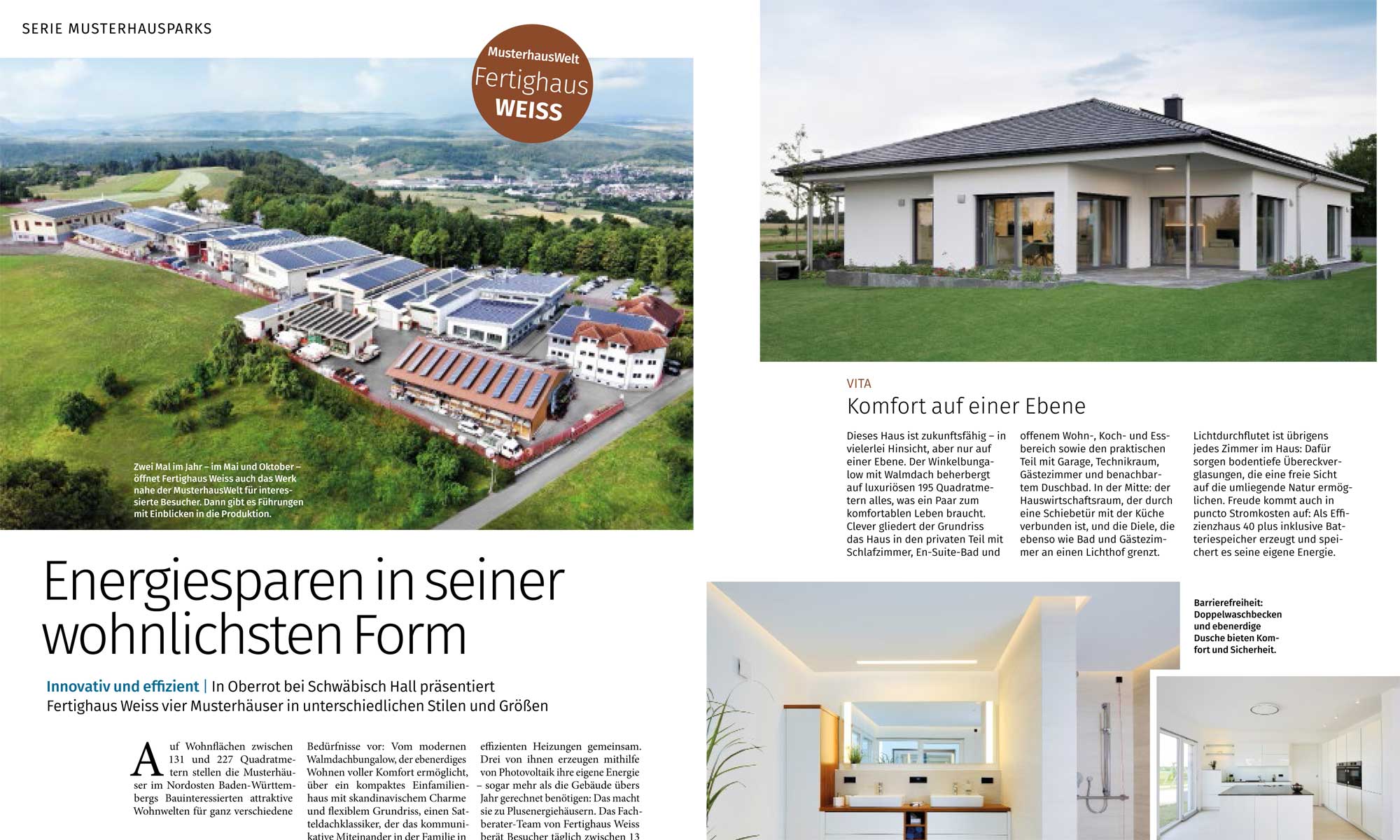 MusterhausWelt Fertighaus WEISS