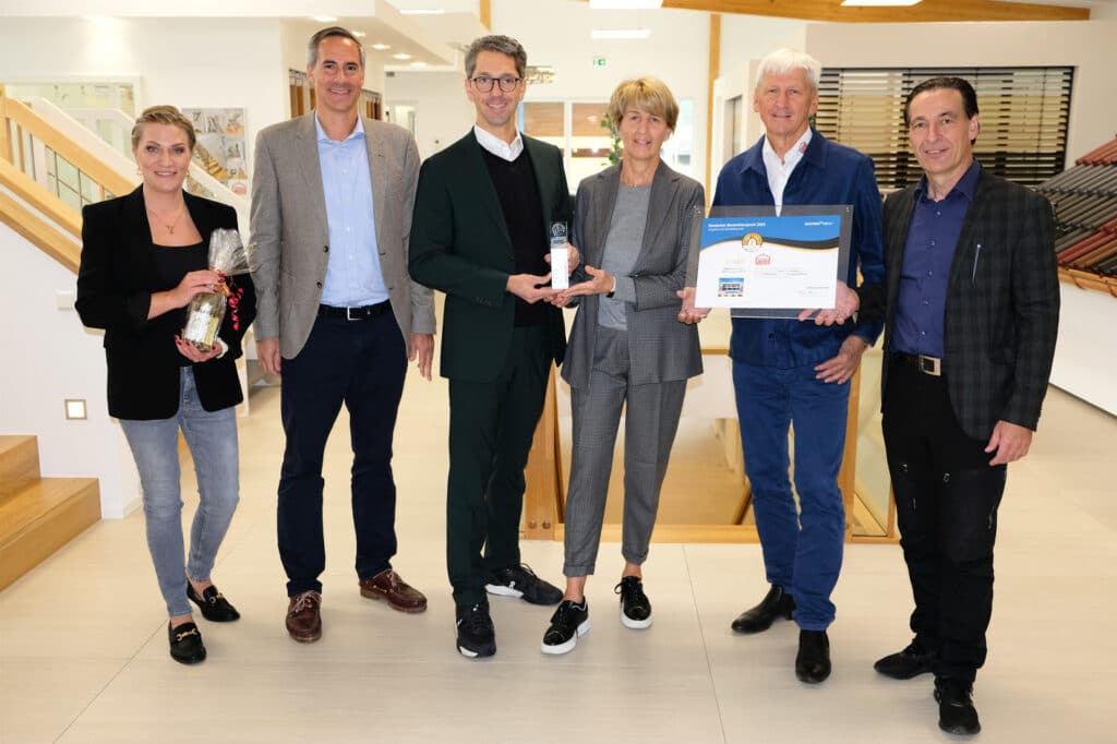 Bild Musterhauspreis Fertighaus Weiss