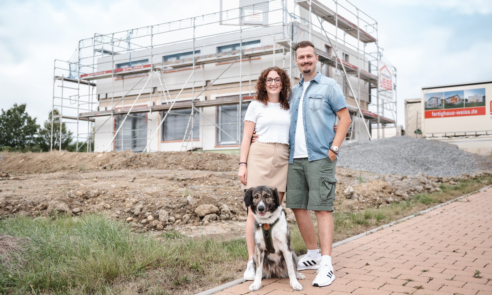 Foto Bauherren Julia und Kevin