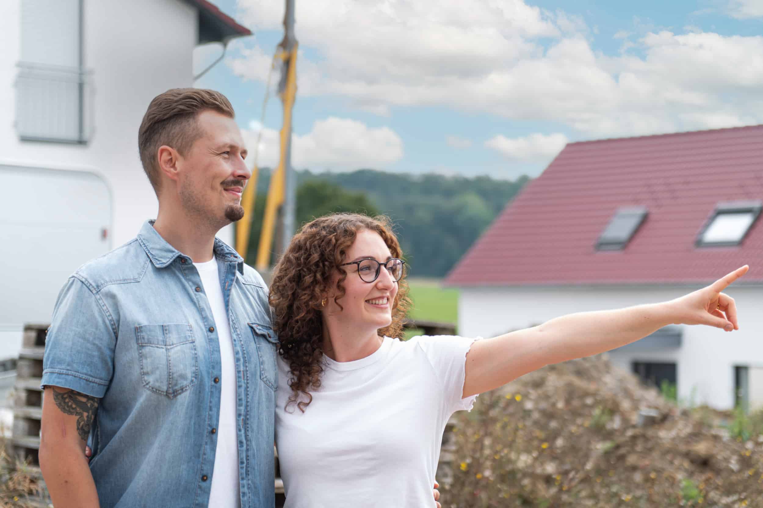 Foto Bauherren Julia und Kevin Paarbild