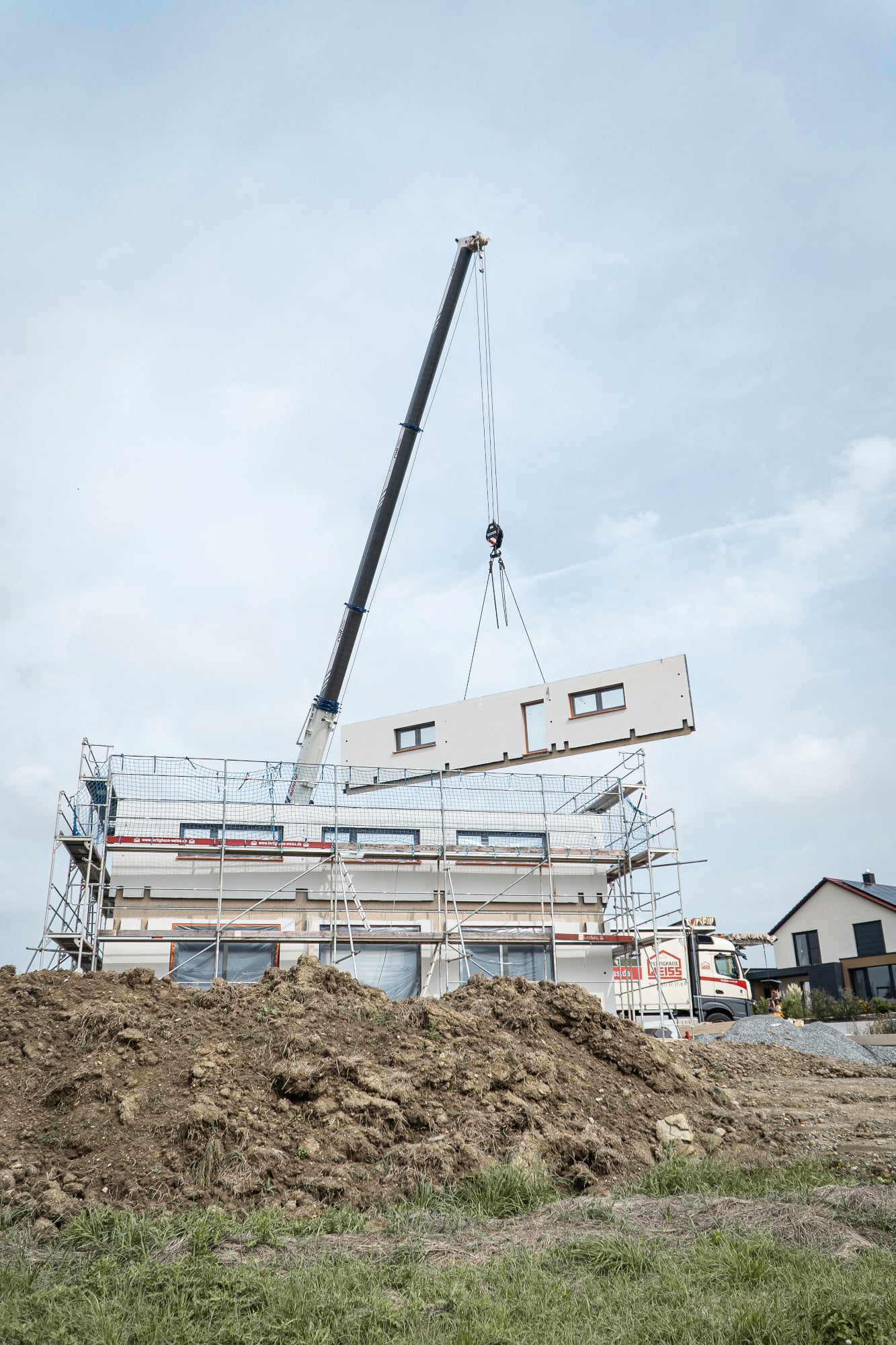 Foto Hausaufbau Julia und Kevin