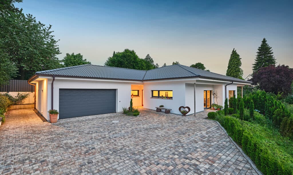 Haus Wolf Dämmerung